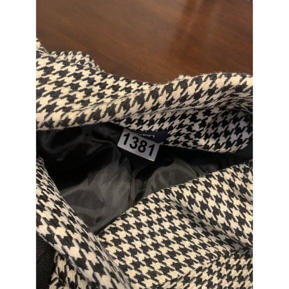 Rena Rowan Houndstooth Double-Breasted Blazer Jacket Size 12 - Picture 7 of 10